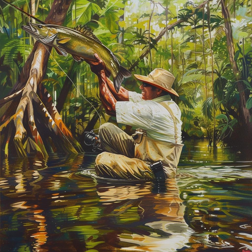 Descubra as técnicas imperdíveis para pescar robalos gigantes no Pará.